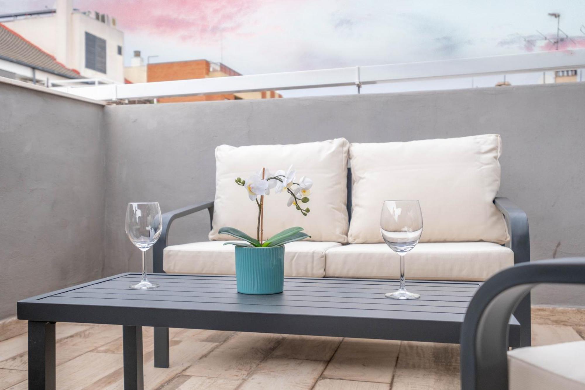 Spacious Penthouse With Private Terrace Valensiya Dış mekan fotoğraf