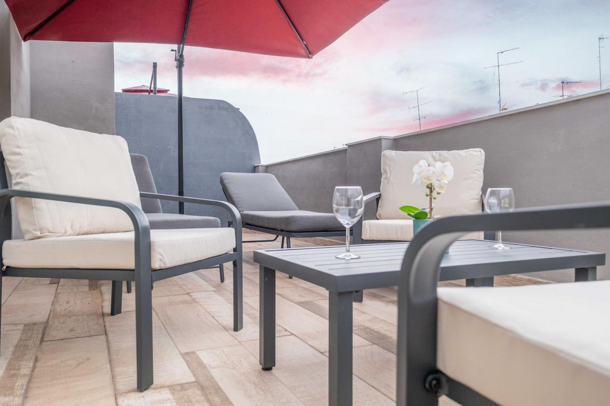 Spacious Penthouse With Private Terrace Valensiya Dış mekan fotoğraf