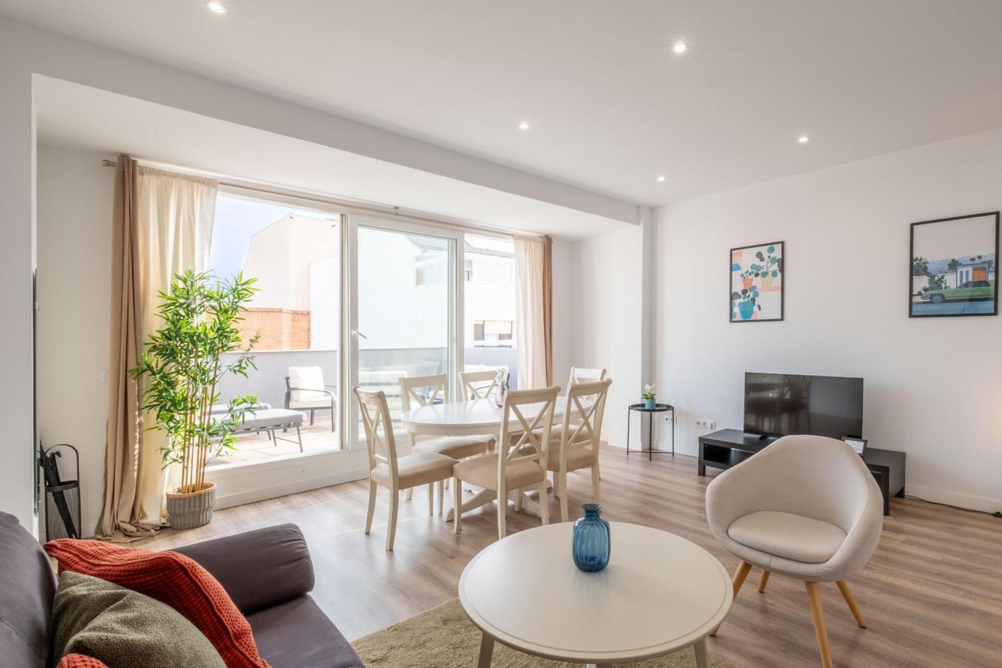 Spacious Penthouse With Private Terrace Valensiya Dış mekan fotoğraf