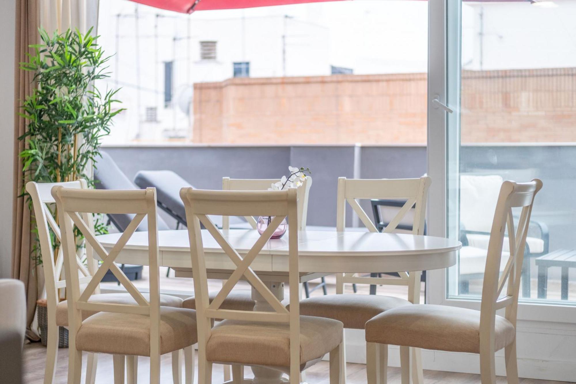 Spacious Penthouse With Private Terrace Valensiya Dış mekan fotoğraf